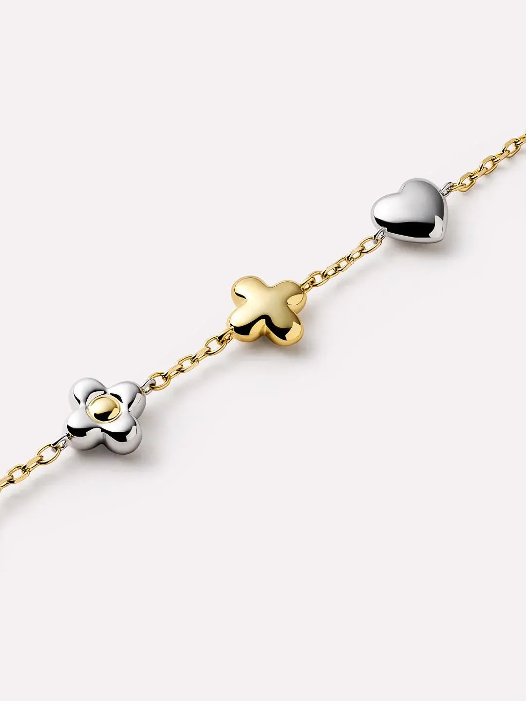 Elegantes Gold-Charm-Armband
