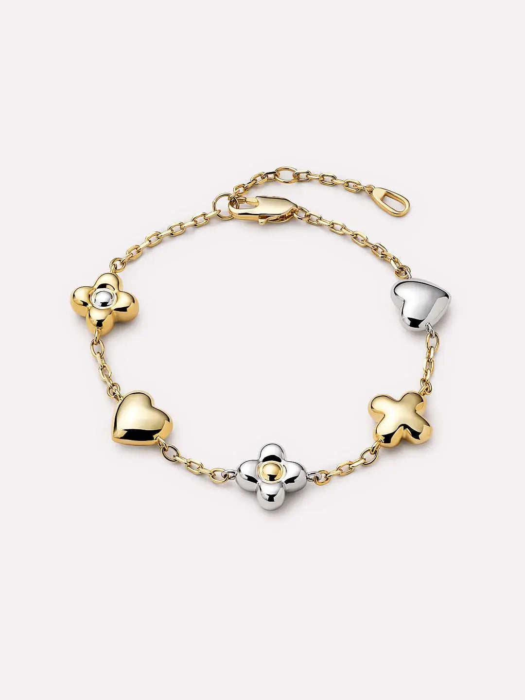 Elegantes Gold-Charm-Armband